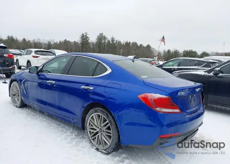 2021 Genesis G70 2.0T Awd from USA, damaged, VIN KMTG64LA4MU075339